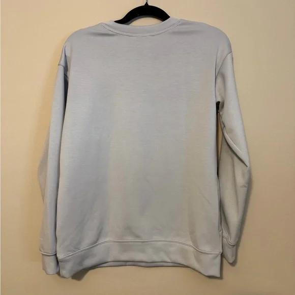 MONDETTA Cozy Active Crewneck Light Blue women’s Small NWT - Picture 3 of 5
